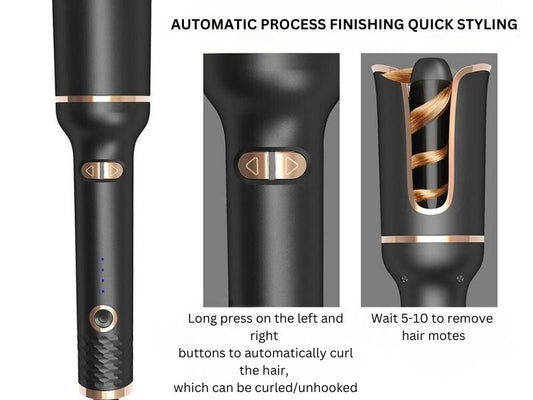 Spin-n-Curl - Automatic Rotation Curling Iron