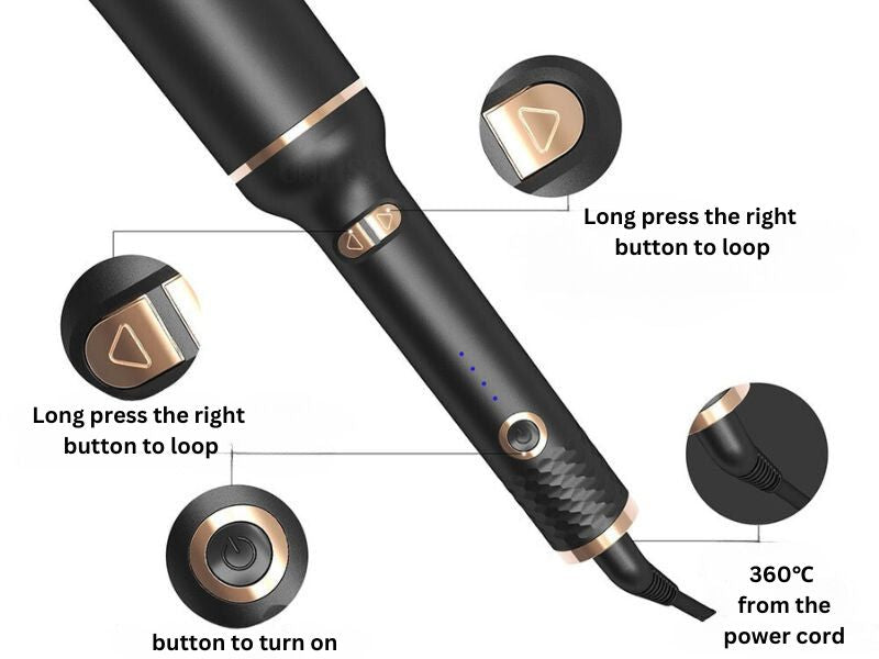 Spin-n-Curl - Automatic Rotation Curling Iron